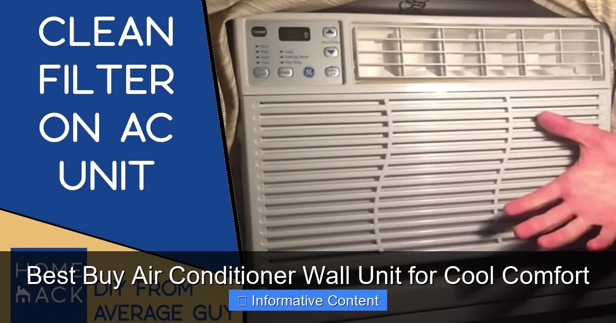 Best Buy Air Conditioner Wall Unit for Cool Comfort