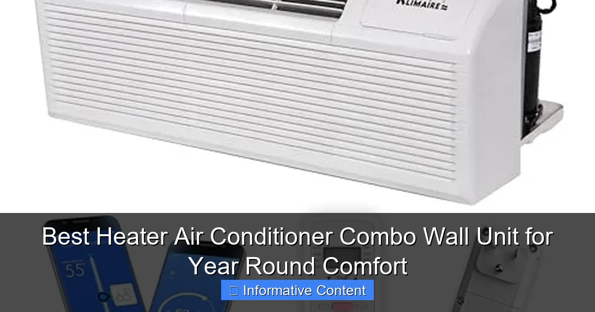 Best Heater Air Conditioner Combo Wall Unit for Year Round Comfort