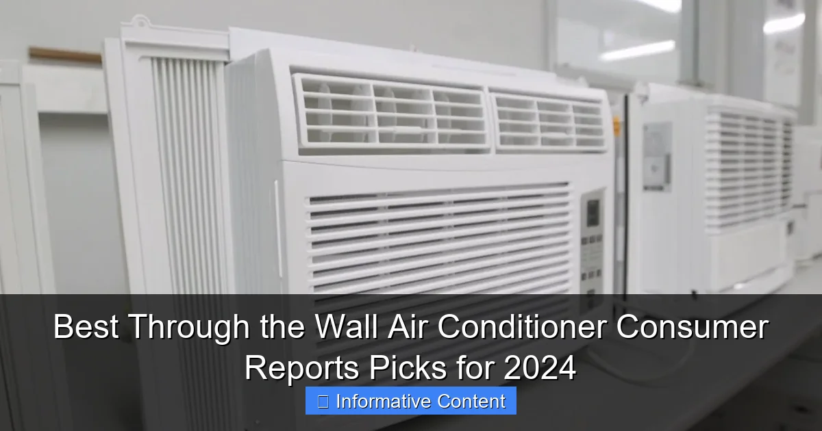 Best Through the Wall Air Conditioner Consumer Reports Picks for 2024