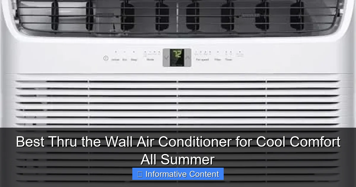 Best Thru the Wall Air Conditioner for Cool Comfort All Summer