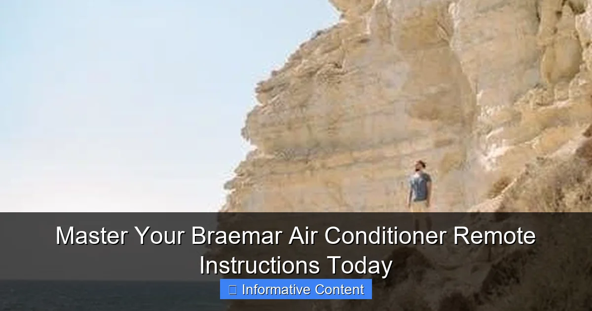 Master Your Braemar Air Conditioner Remote Instructions Today