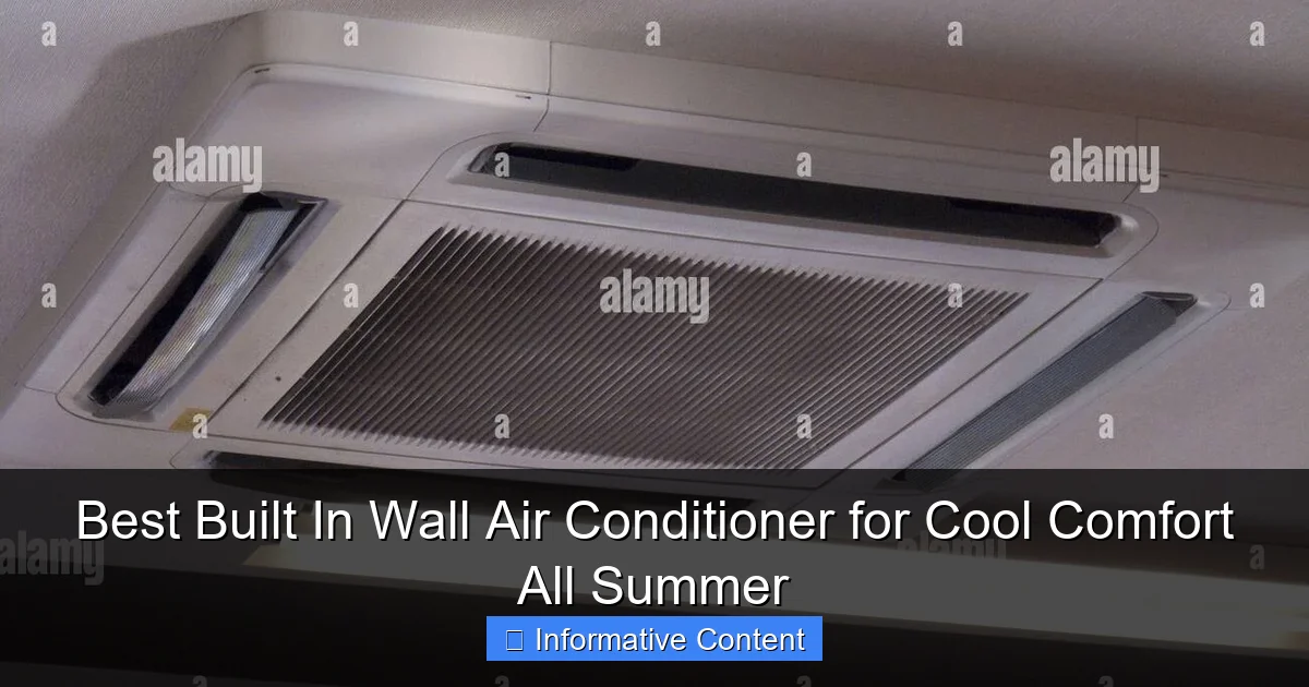 Best Built In Wall Air Conditioner for Cool Comfort All Summer