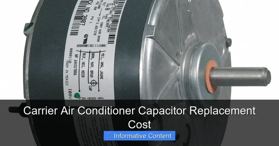 Carrier Air Conditioner Capacitor Replacement Cost