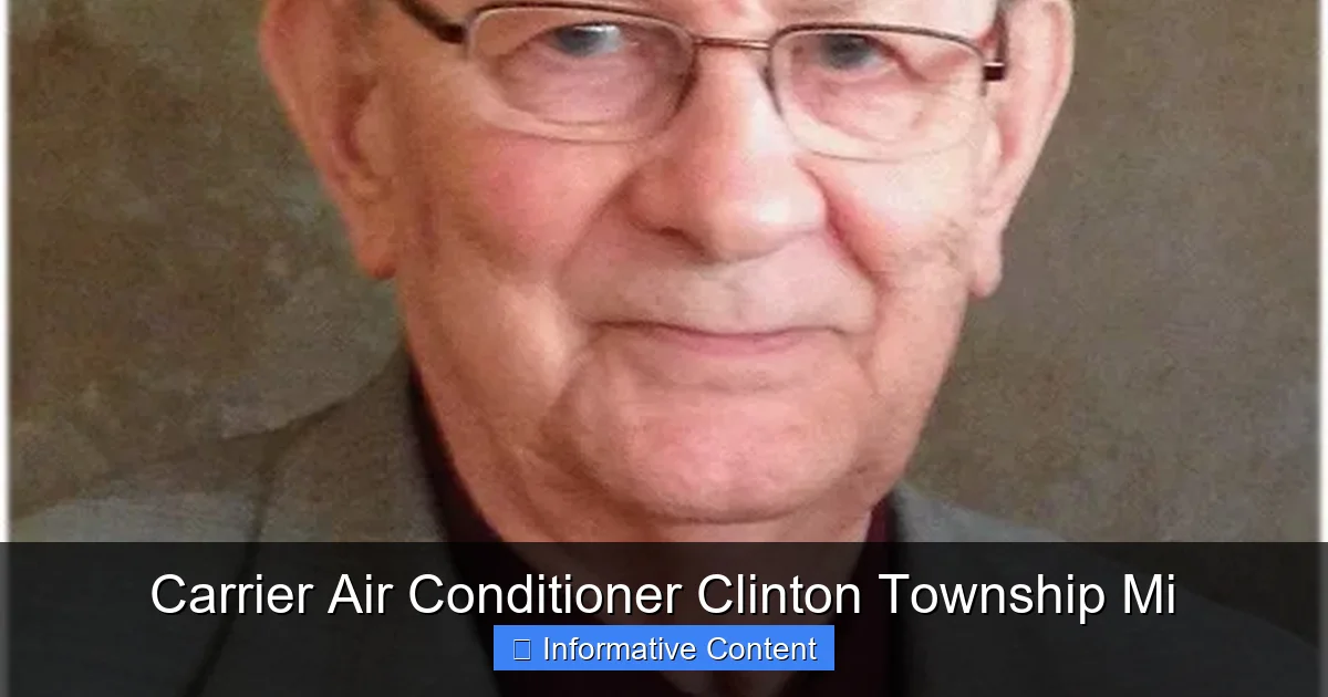 Carrier Air Conditioner Clinton Township Mi