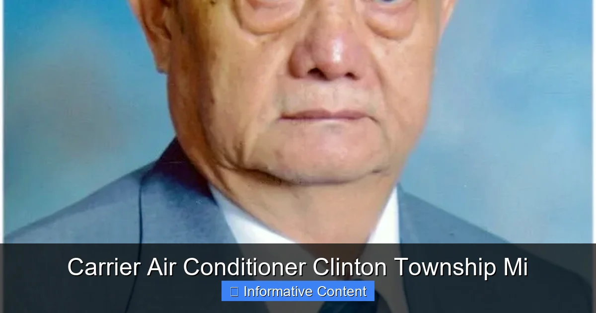 Carrier Air Conditioner Clinton Township Mi