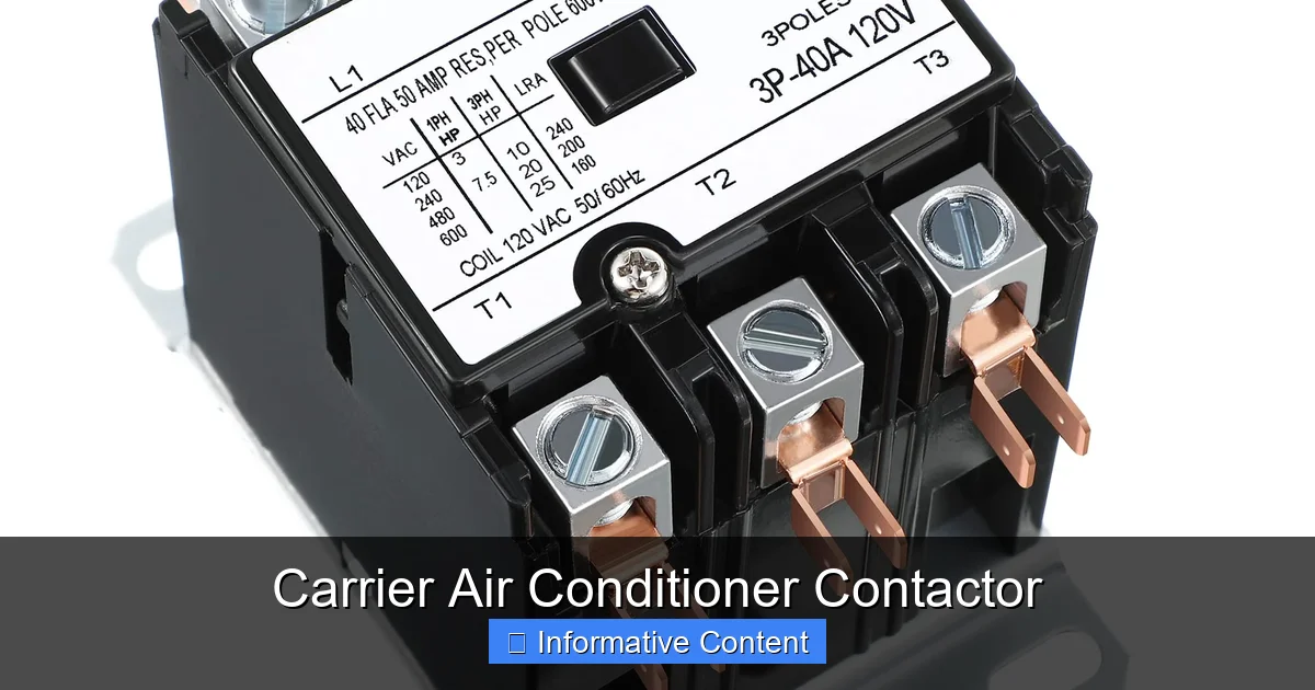Carrier Air Conditioner Contactor