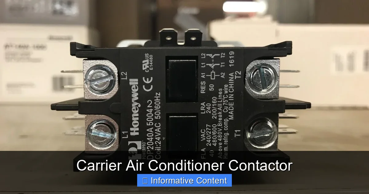 Carrier Air Conditioner Contactor