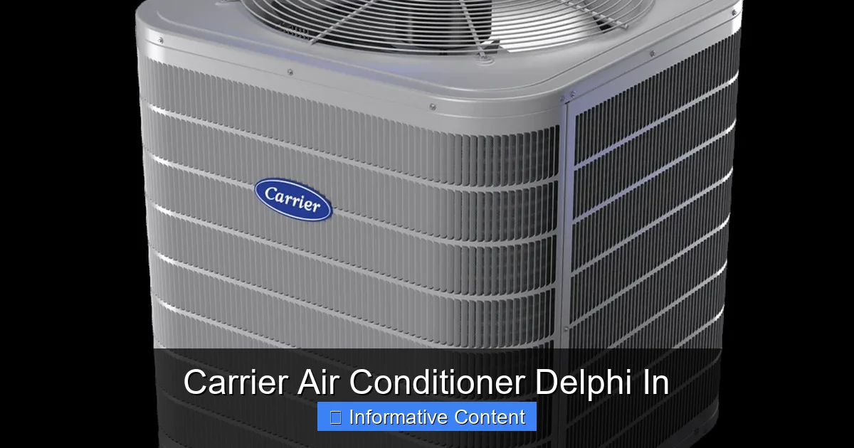 Carrier Air Conditioner Delphi In