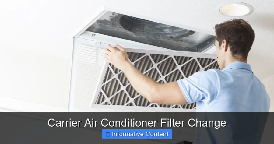 Carrier Air Conditioner Filter Change