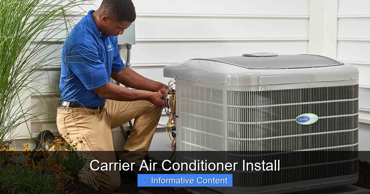 Carrier Air Conditioner Install