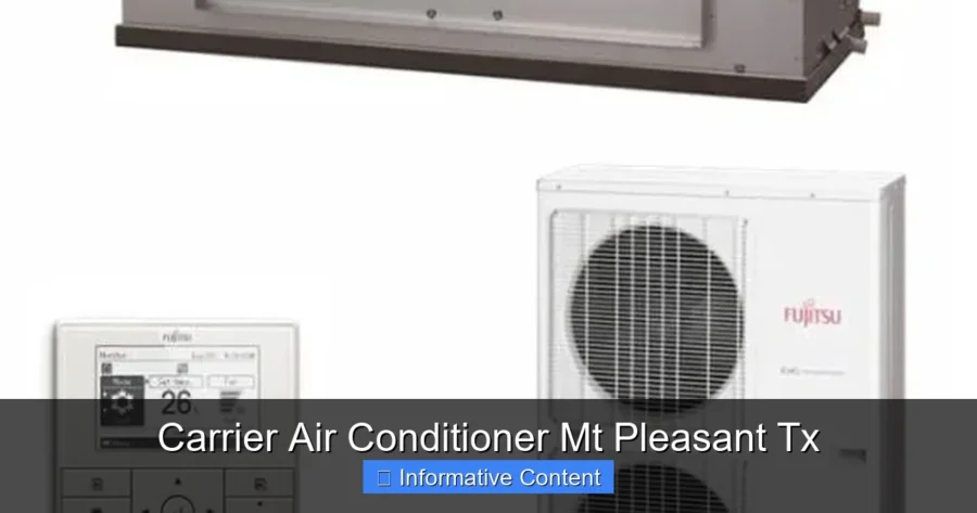 Carrier Air Conditioner Mt Pleasant Tx