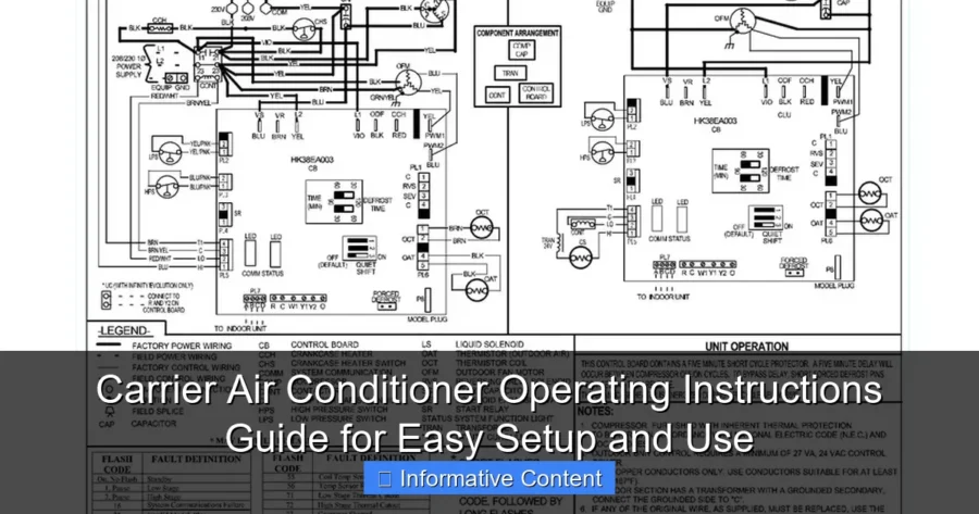 Carrier Air Conditioner Operating Instructions Guide for Easy Setup and Use