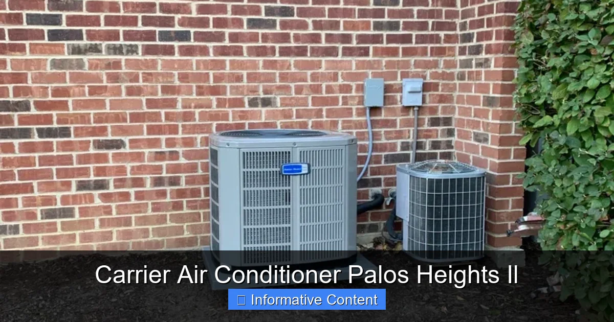 Carrier Air Conditioner Palos Heights Il
