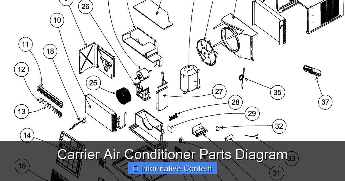 Carrier Air Conditioner Parts Diagram