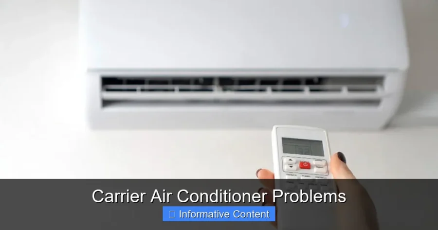 Carrier Air Conditioner Problems