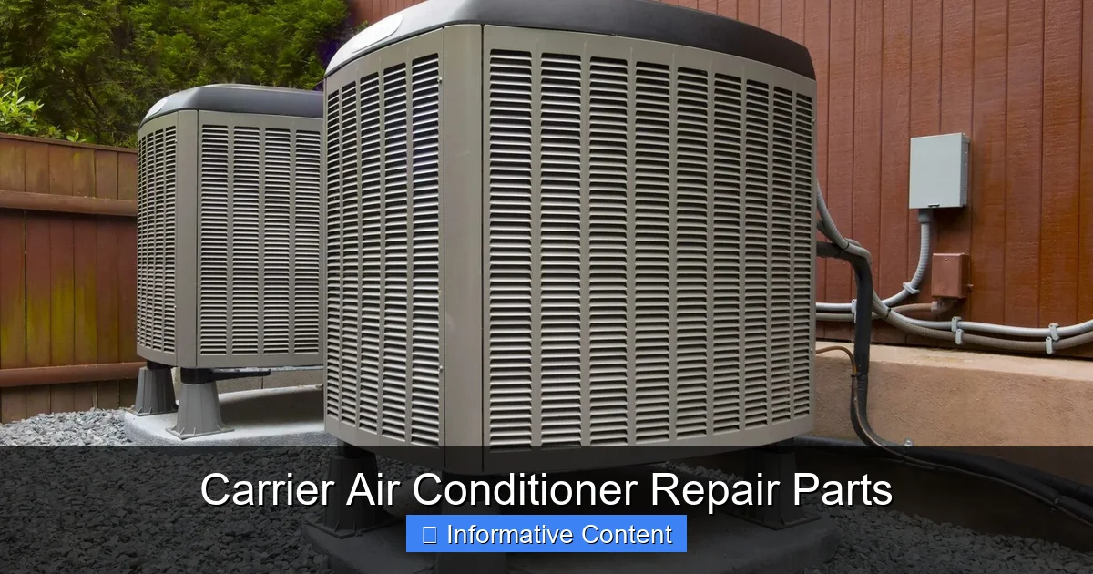 Carrier Air Conditioner Repair Parts