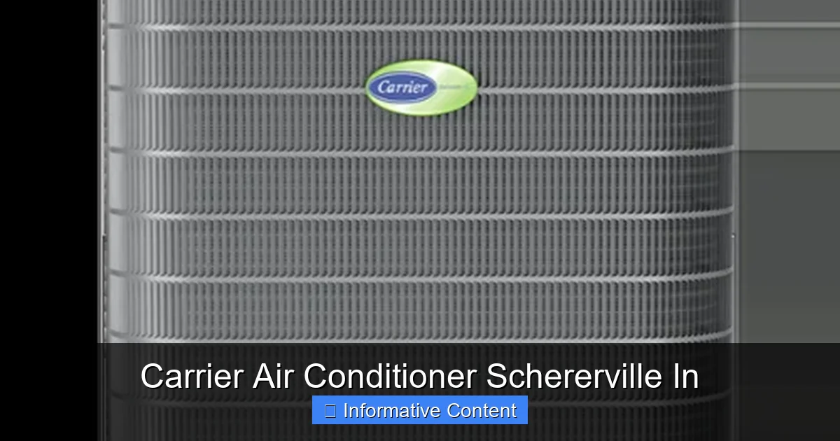 Carrier Air Conditioner Schererville In