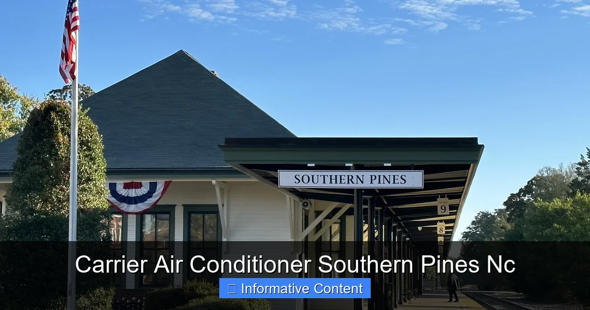 Carrier Air Conditioner Southern Pines Nc