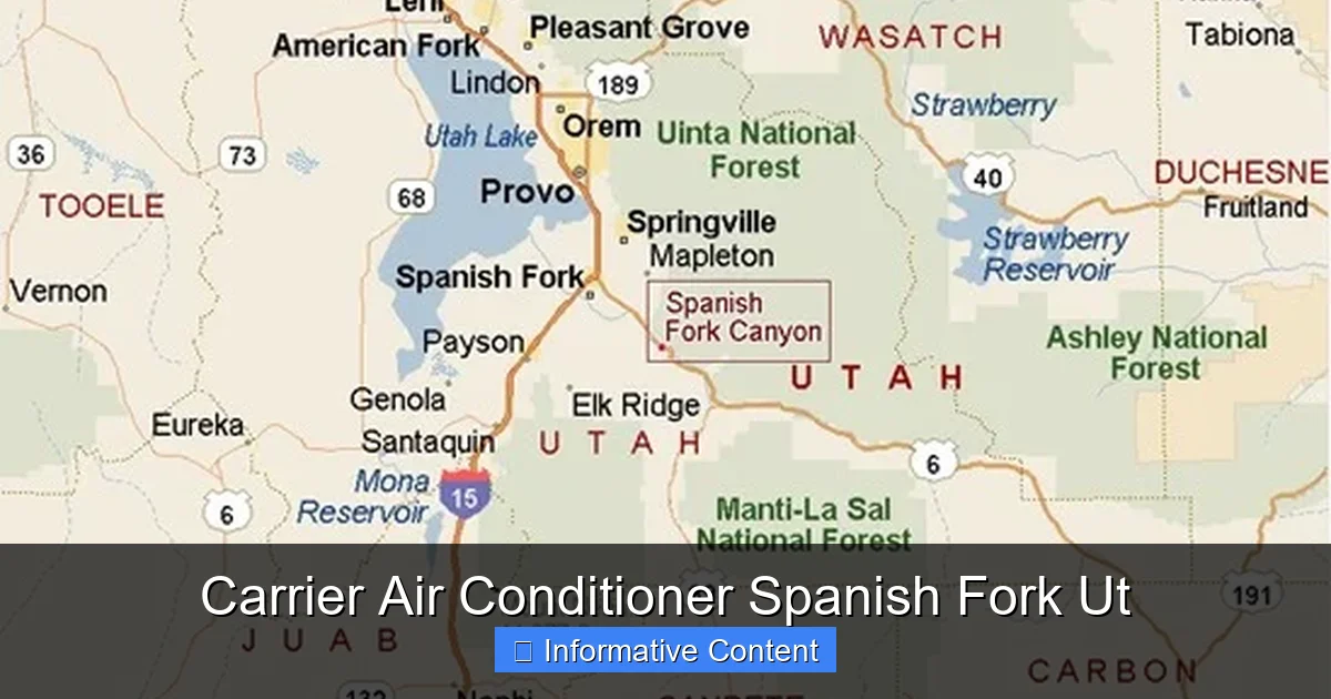 Carrier Air Conditioner Spanish Fork Ut
