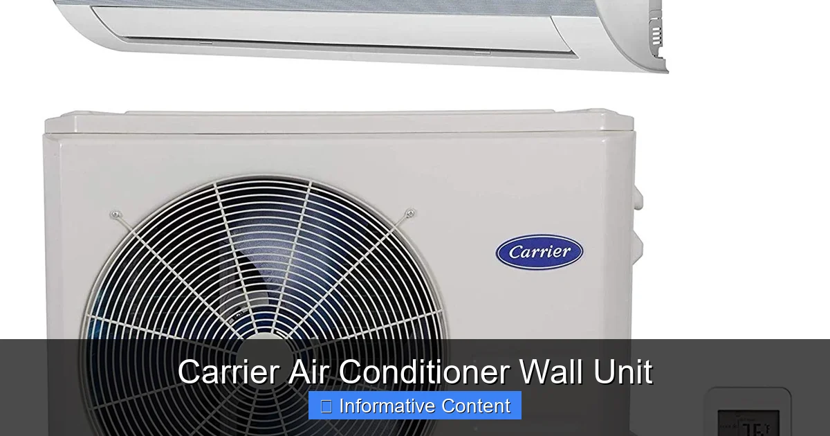 Carrier Air Conditioner Wall Unit