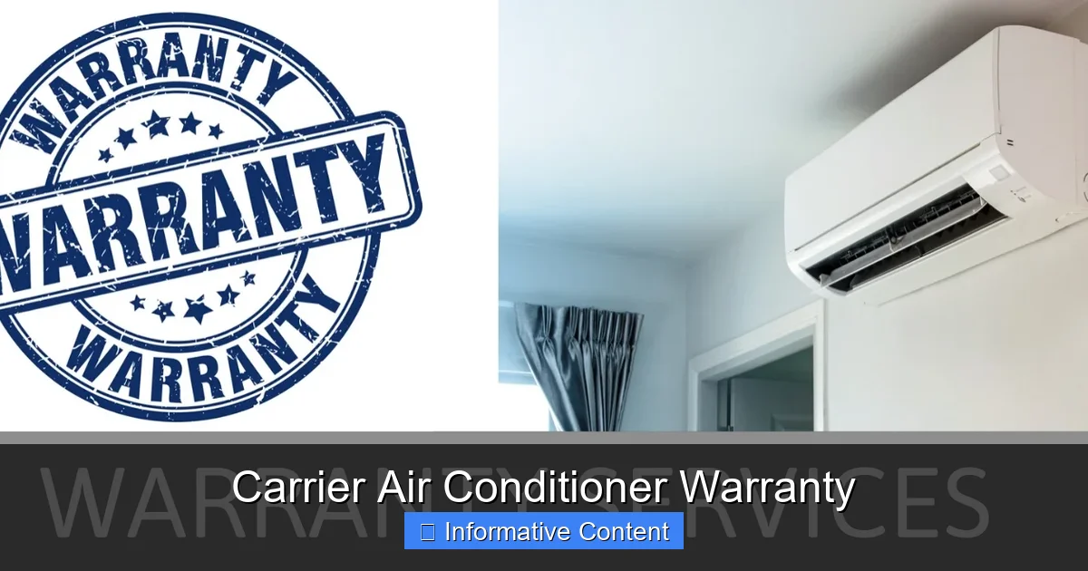 Carrier Air Conditioner Warranty