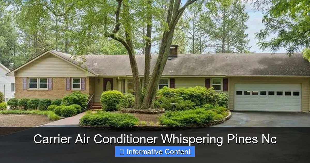 Carrier Air Conditioner Whispering Pines Nc