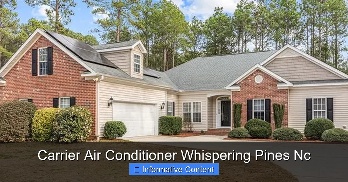 Carrier Air Conditioner Whispering Pines Nc