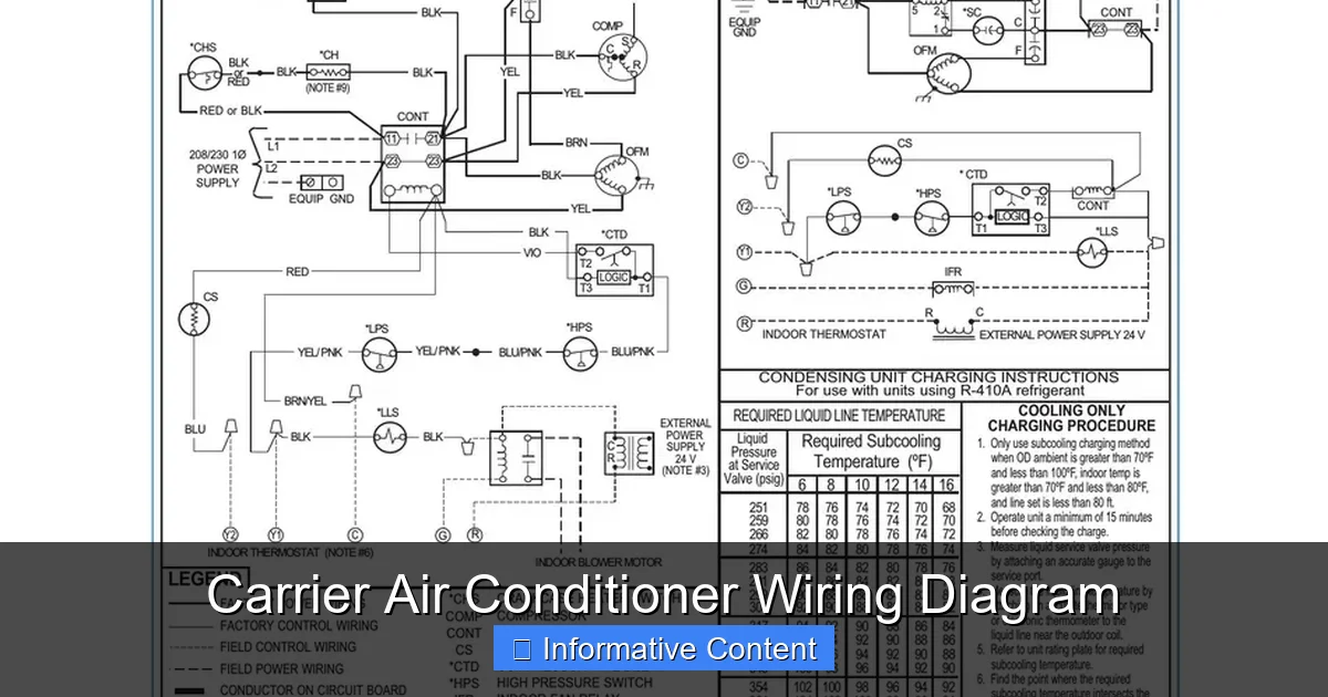 Carrier Air Conditioner Wiring Diagram