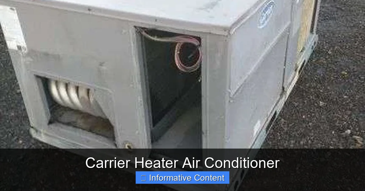 Carrier Heater Air Conditioner