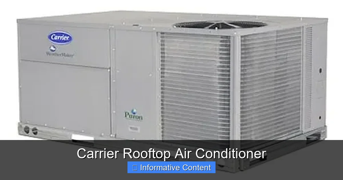 Carrier Rooftop Air Conditioner
