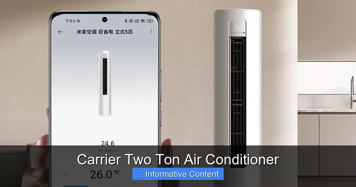 Carrier Two Ton Air Conditioner