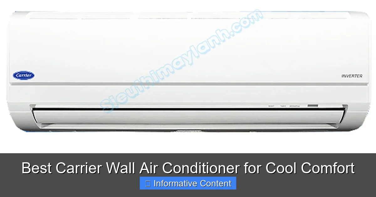 Best Carrier Wall Air Conditioner for Cool Comfort
