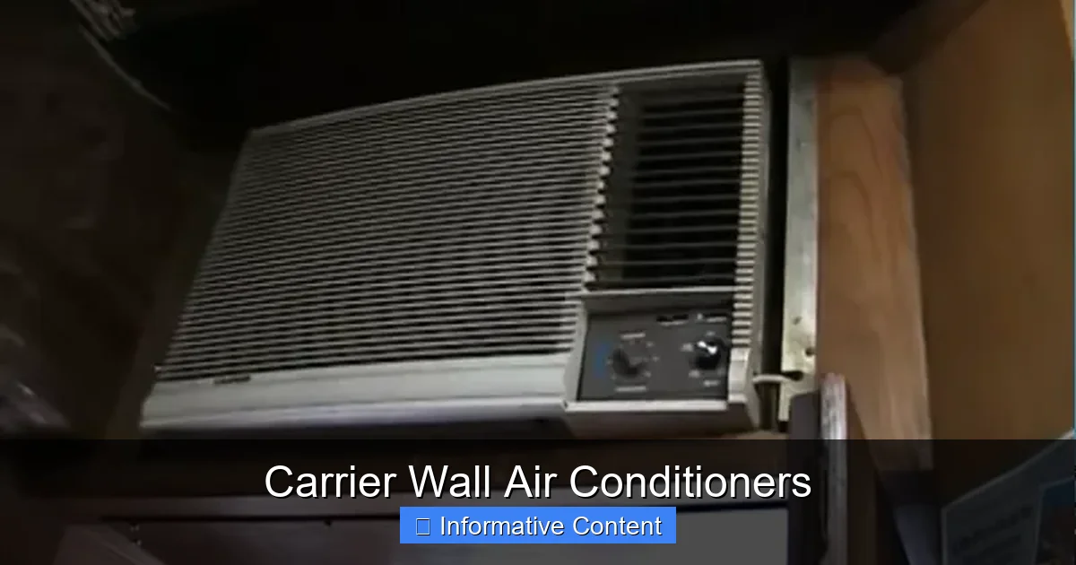 Carrier Wall Air Conditioners
