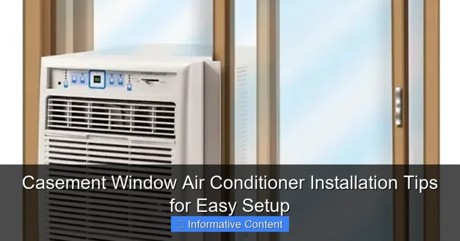Casement Window Air Conditioner Installation Tips for Easy Setup