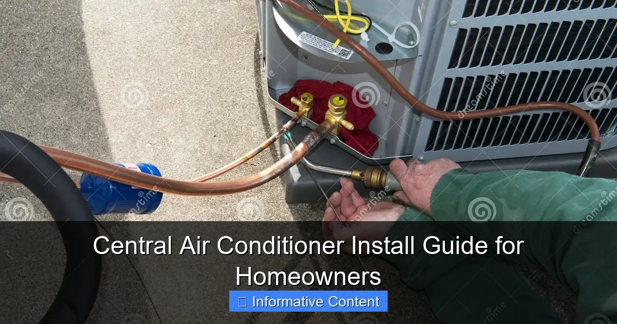 Central Air Conditioner Install Guide for Homeowners