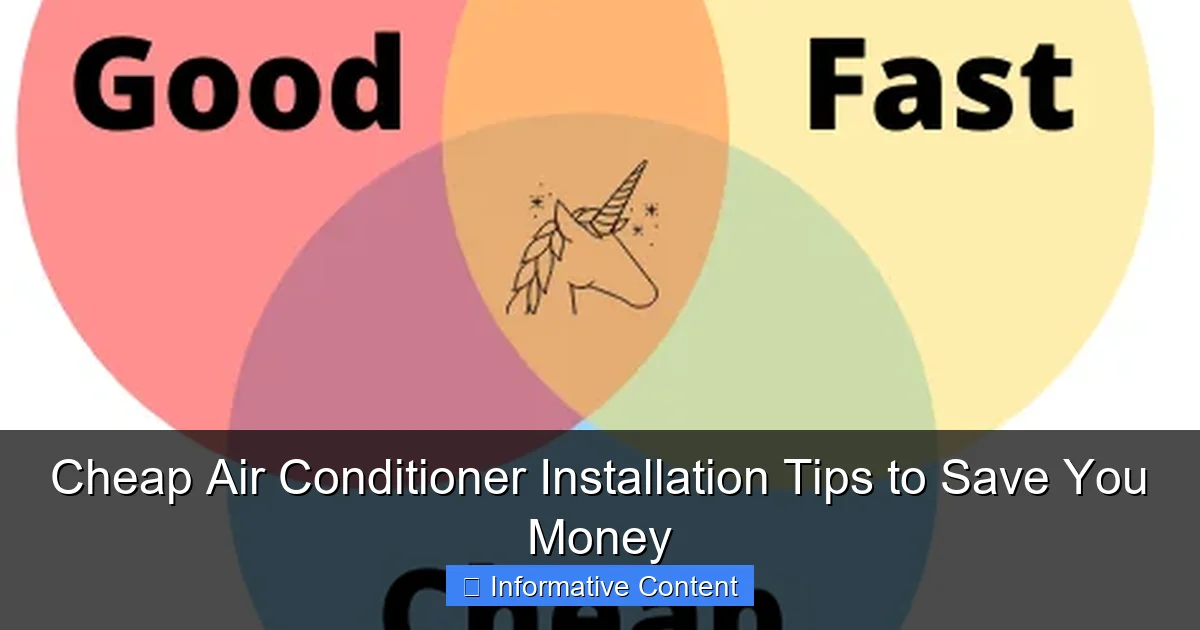 Cheap Air Conditioner Installation Tips to Save You Money