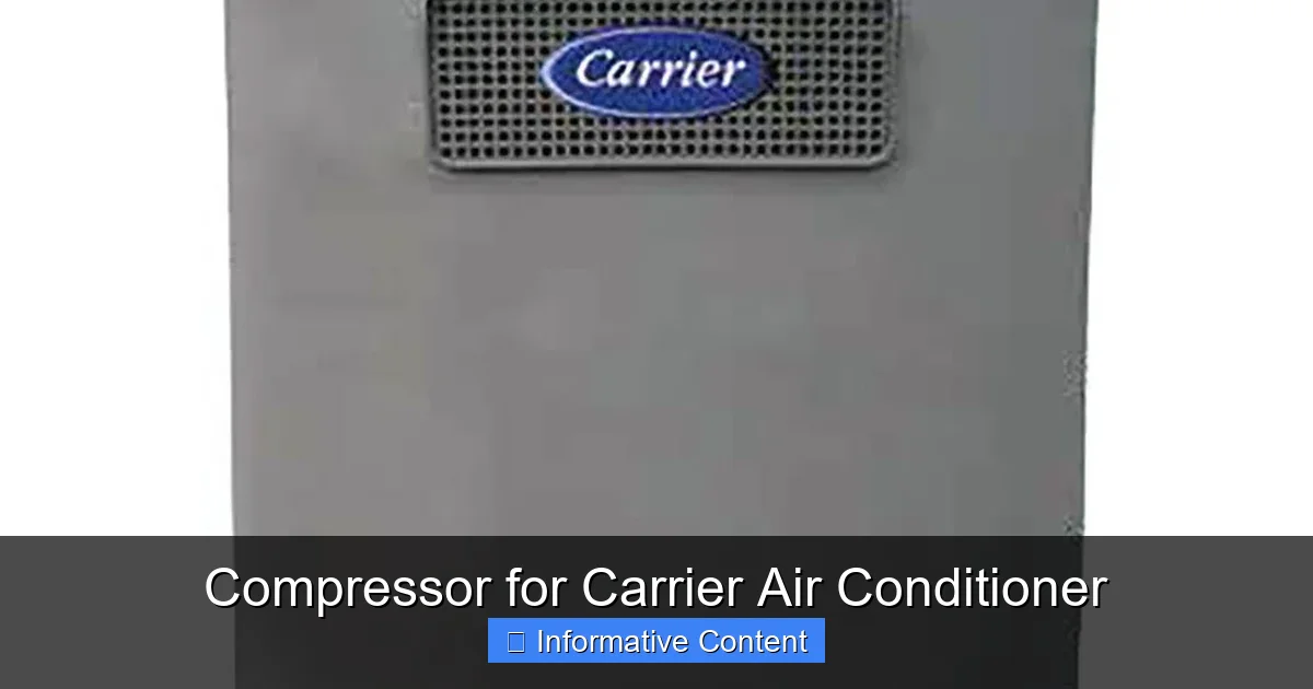 Compressor for Carrier Air Conditioner
