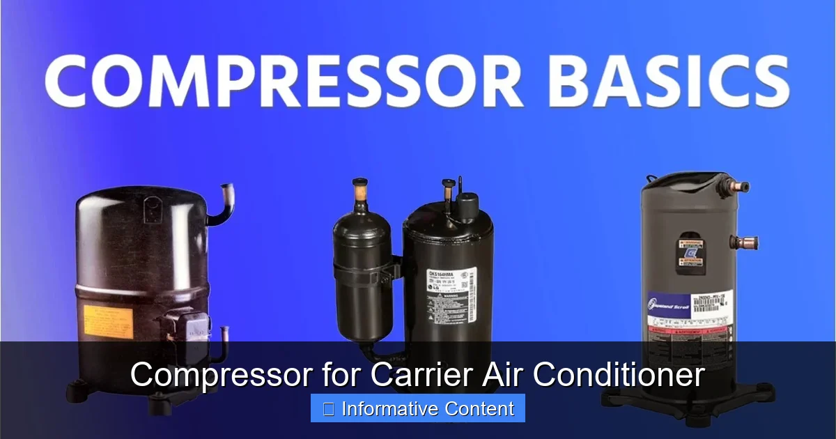 Compressor for Carrier Air Conditioner