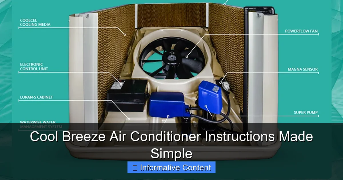 Cool Breeze Air Conditioner Instructions Made Simple