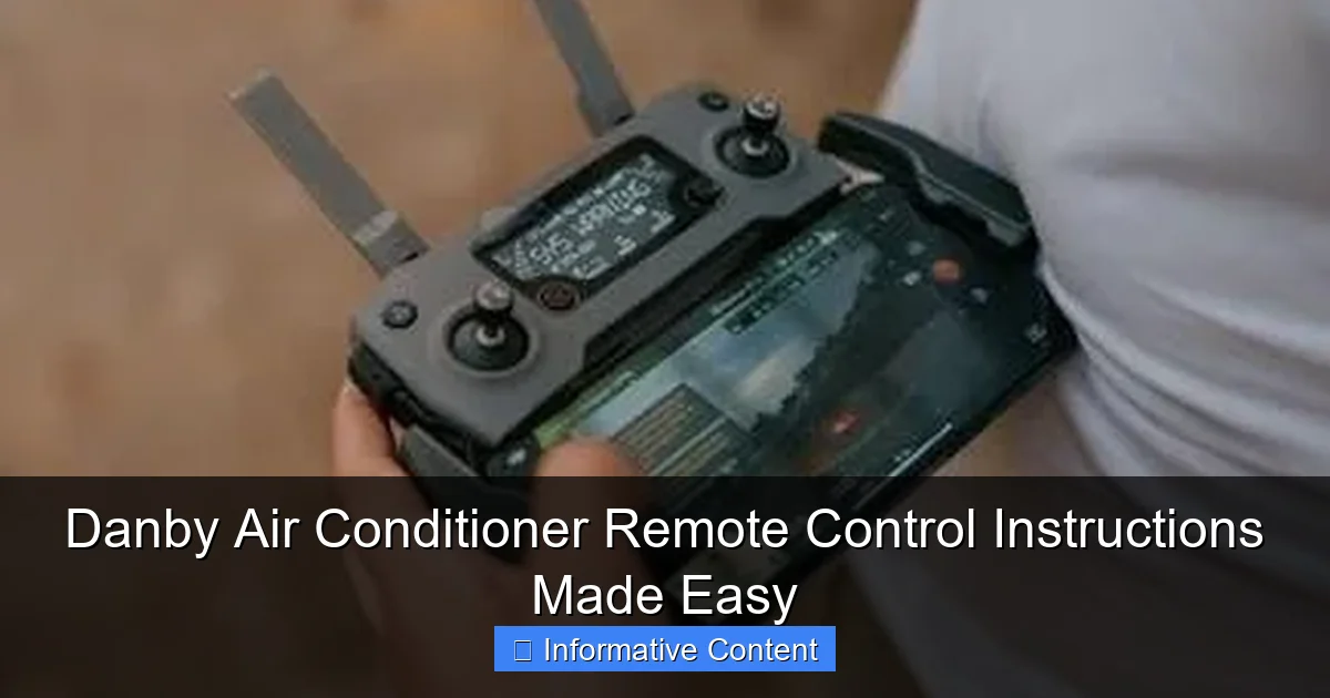 Danby Air Conditioner Remote Control Instructions Made Easy