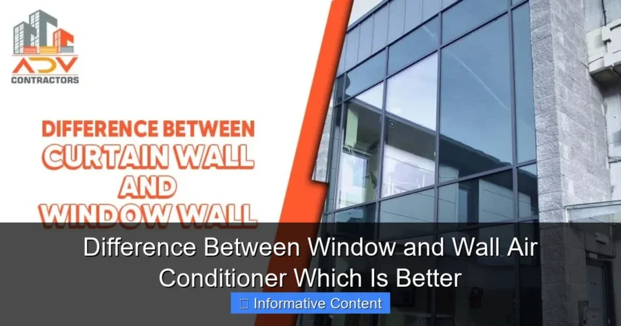 Difference Between Window and Wall Air Conditioner Which Is Better