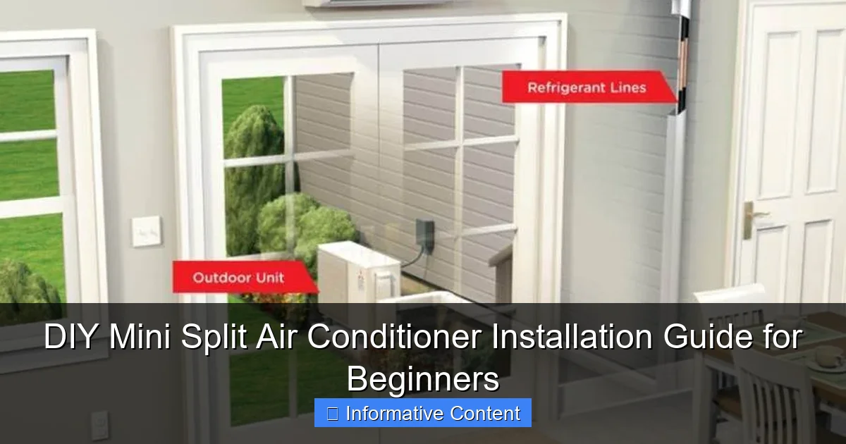 DIY Mini Split Air Conditioner Installation Guide for Beginners