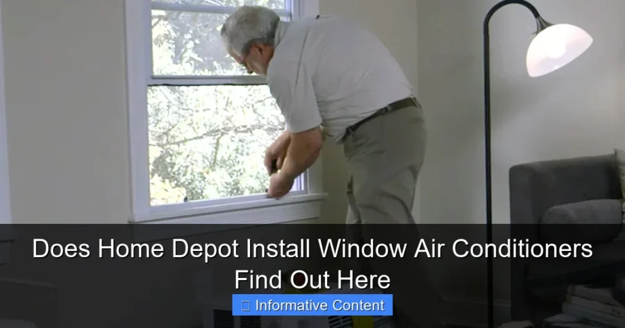 Does Home Depot Install Window Air Conditioners Find Out Here