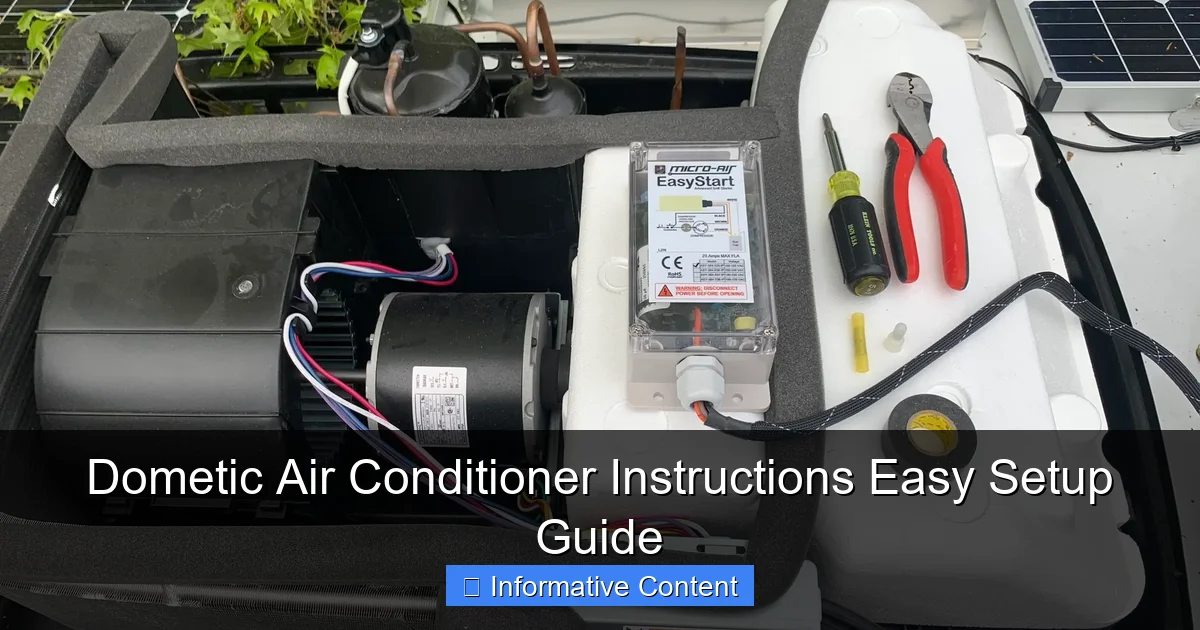 Dometic Air Conditioner Instructions Easy Setup Guide
