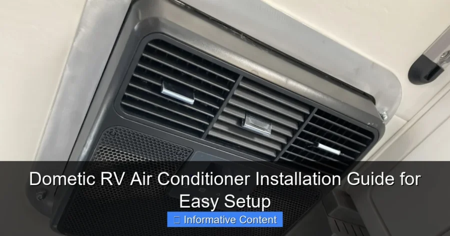 Dometic RV Air Conditioner Installation Guide for Easy Setup