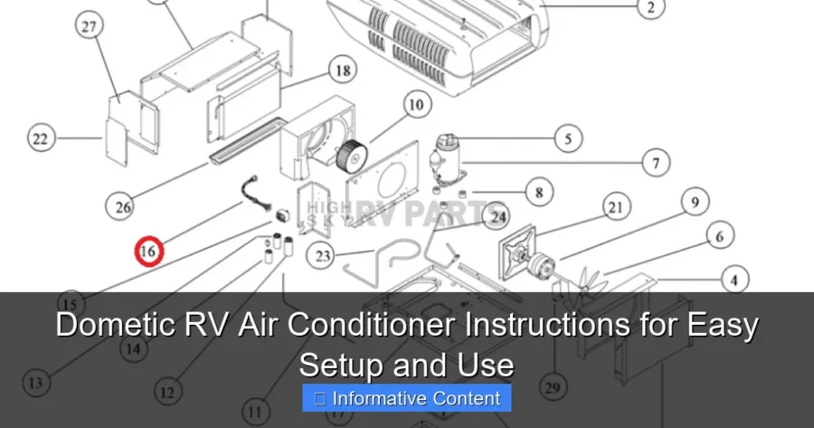 Dometic RV Air Conditioner Instructions for Easy Setup and Use