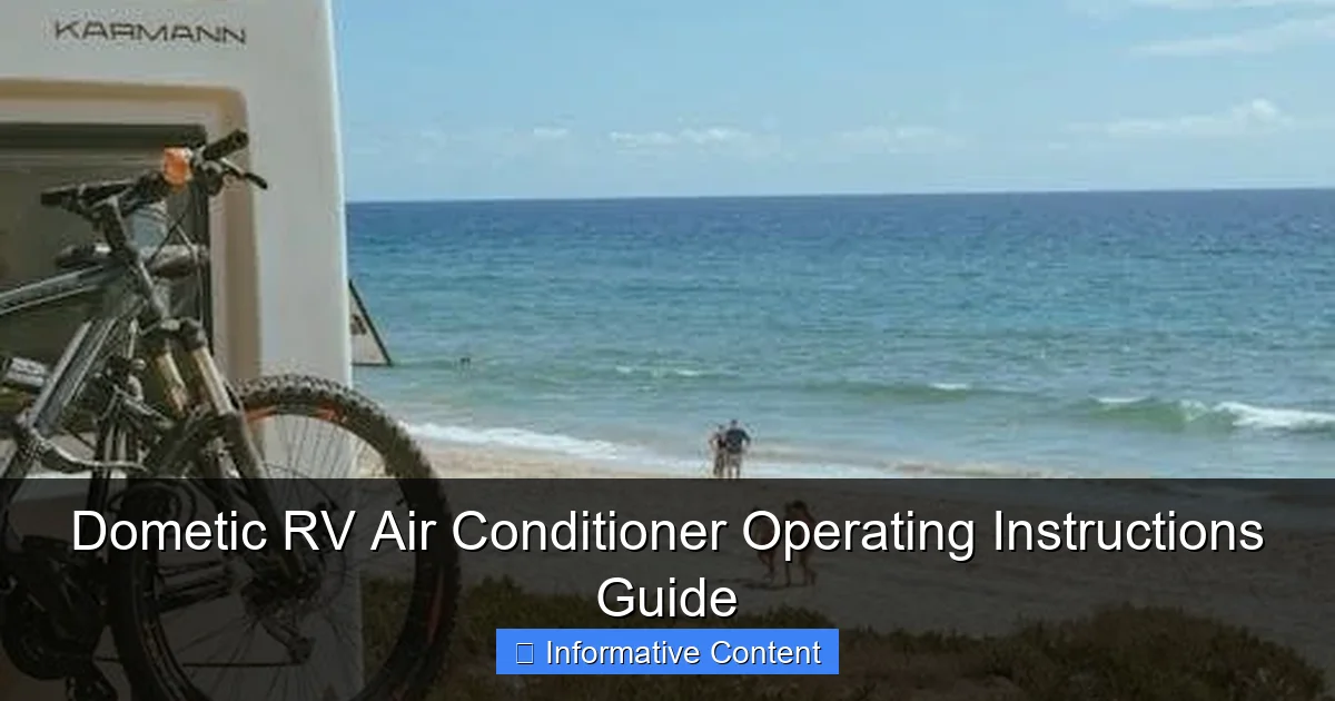 Dometic RV Air Conditioner Operating Instructions Guide