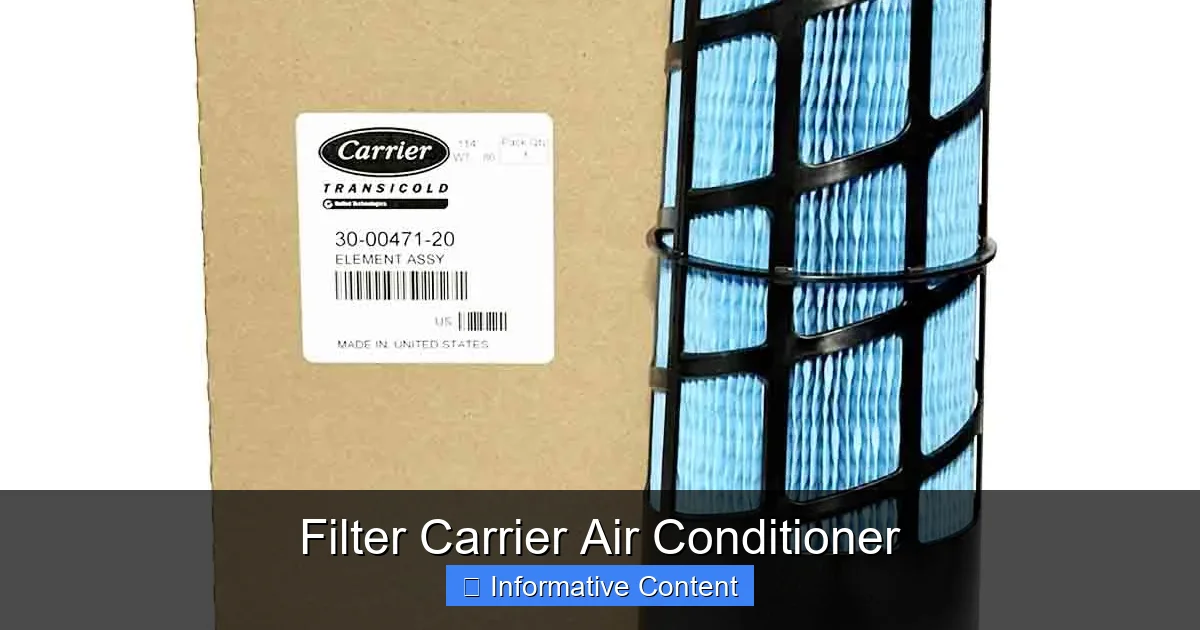 Filter Carrier Air Conditioner