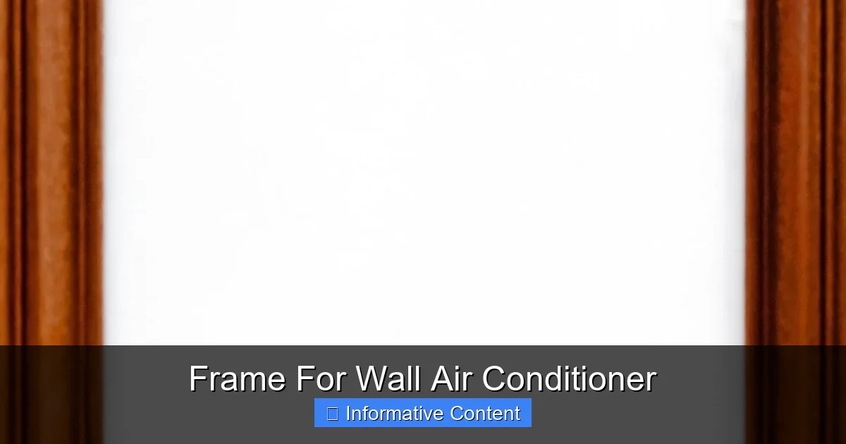 Frame For Wall Air Conditioner