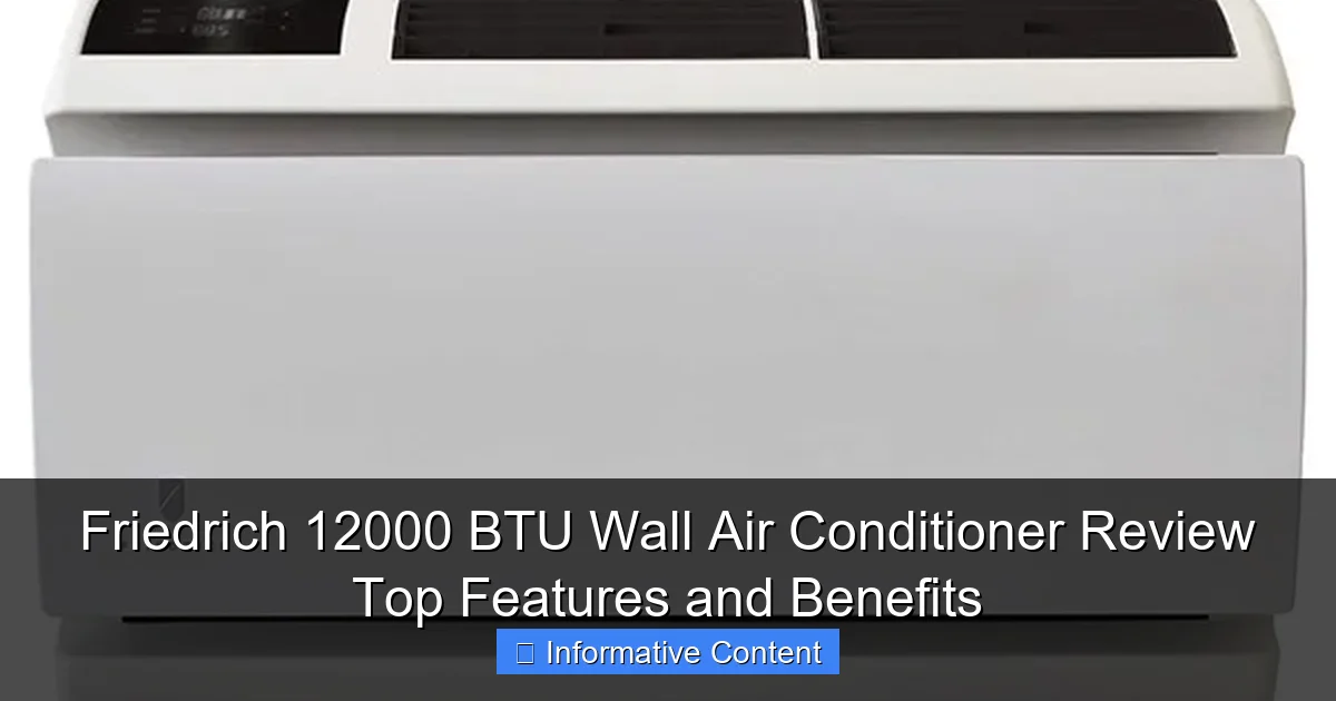 Friedrich 12000 BTU Wall Air Conditioner Review Top Features and Benefits